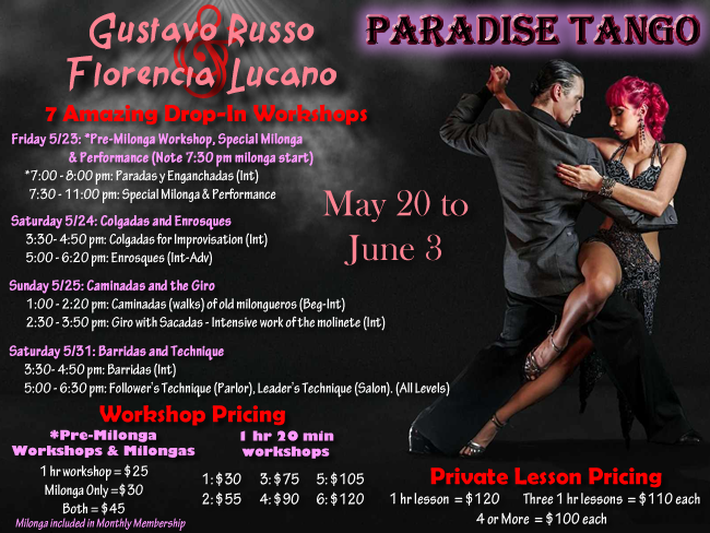 Gustavo and Florencia Workshops